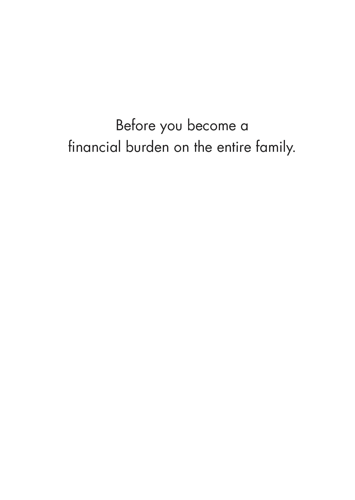 Get Well Card - Financial Burden (OG)