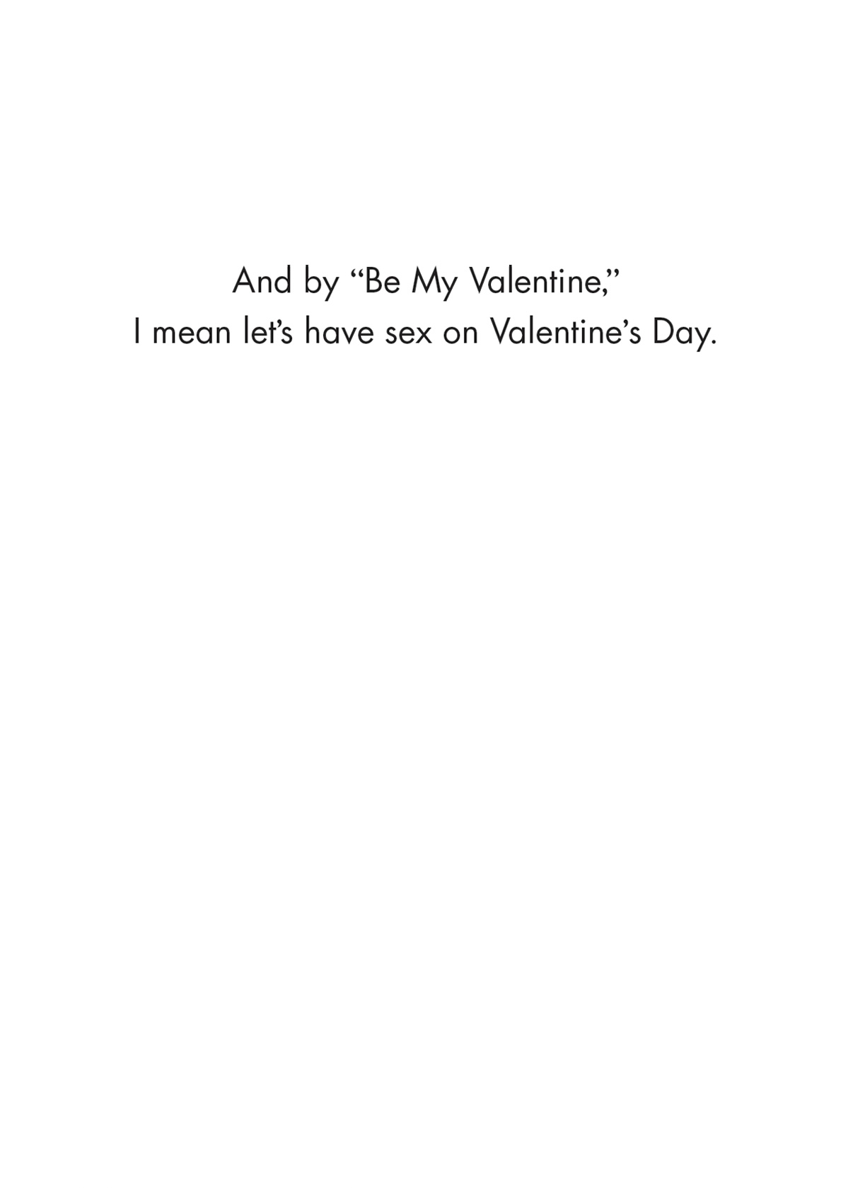 Valentine's Day Card - Be My (OG)