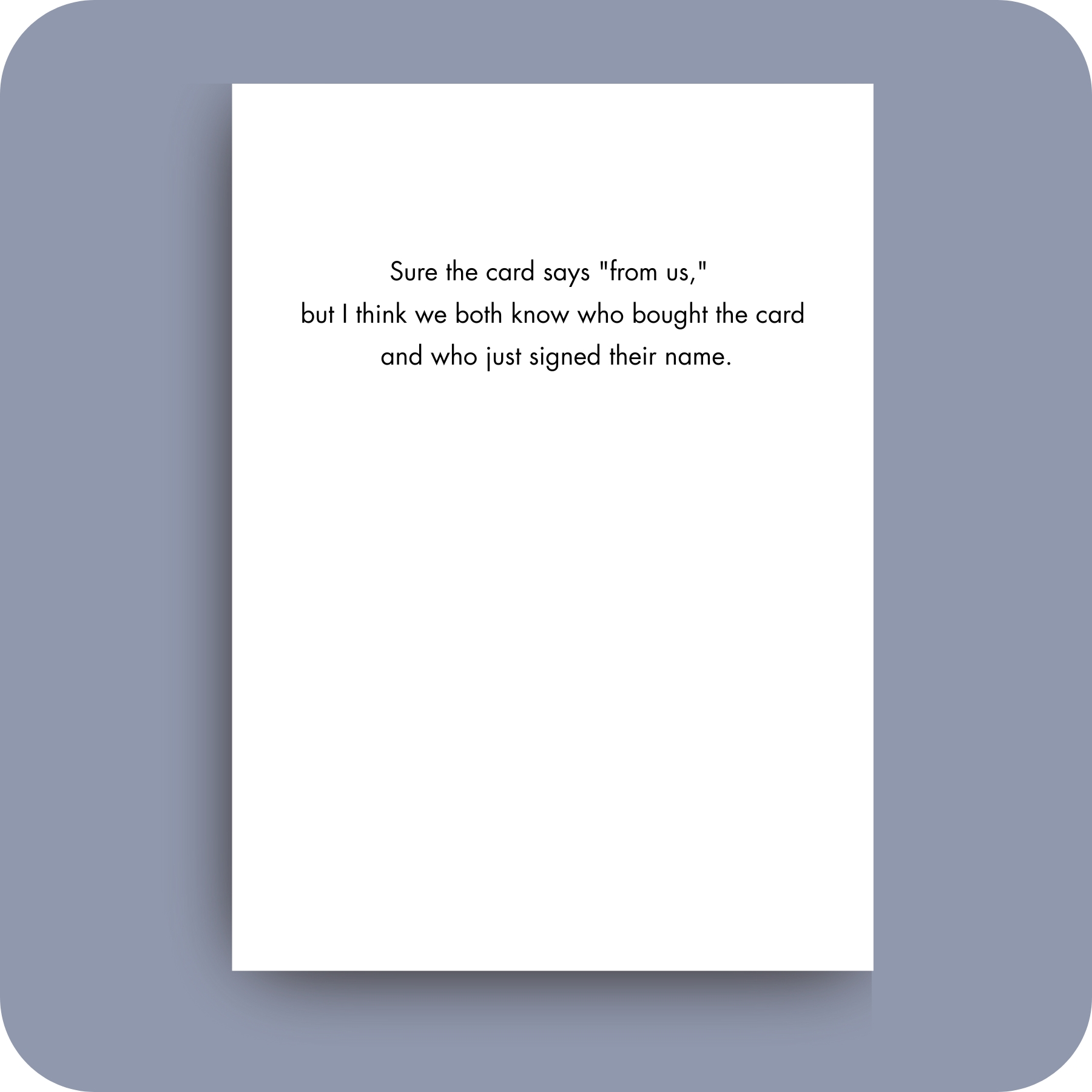 Birthday Card - From Us (OG)