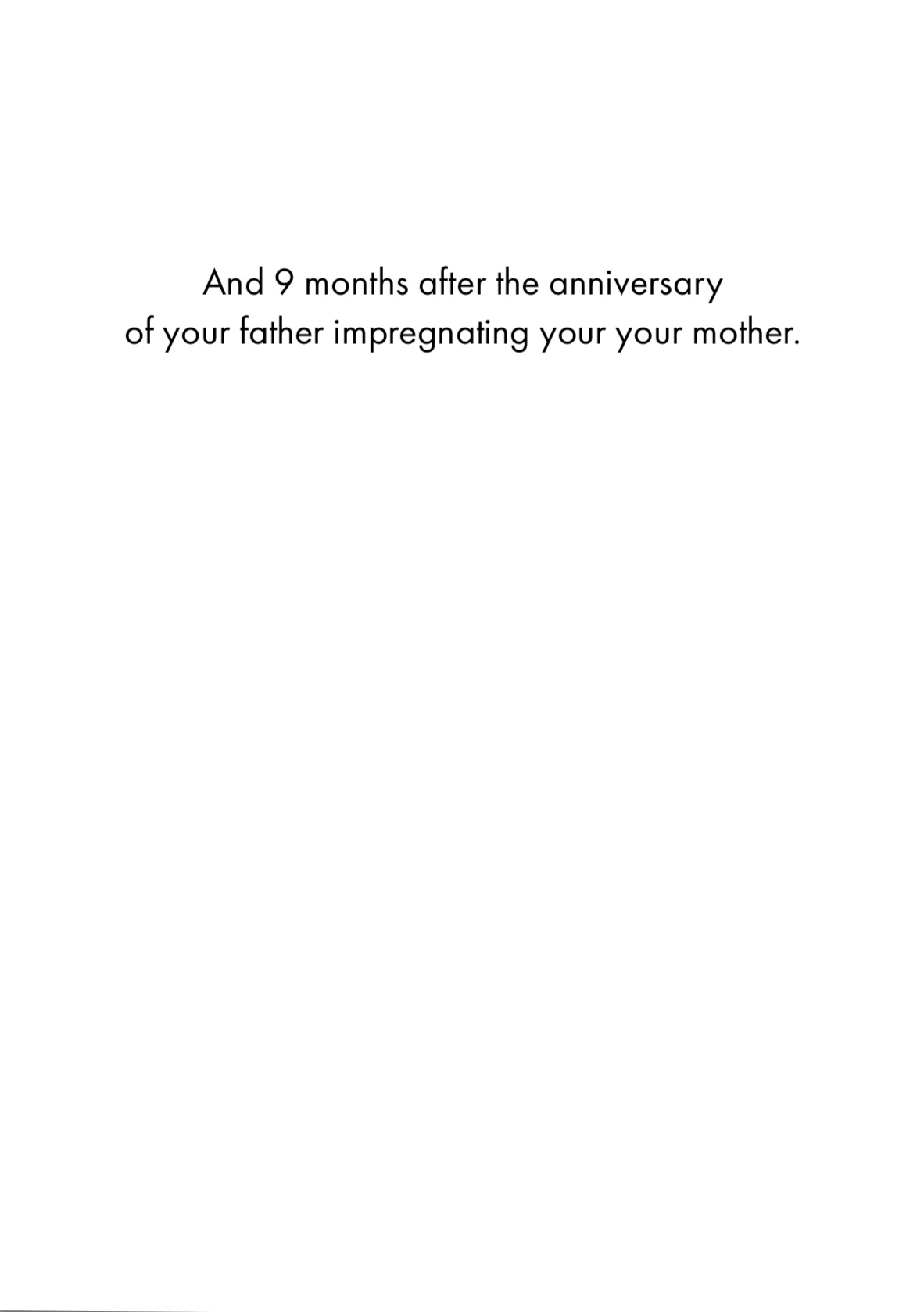 Birthday Card - Anniversary (OG)