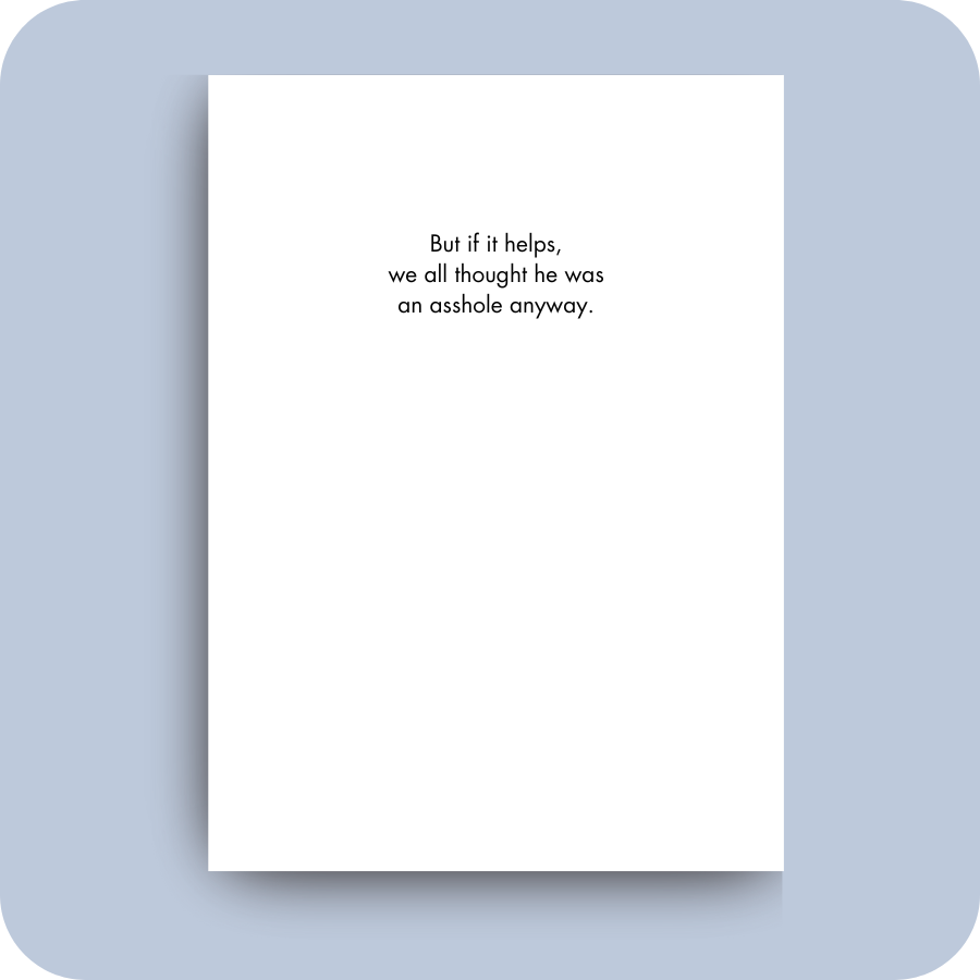 Break Up Card - A-Hole (OG)