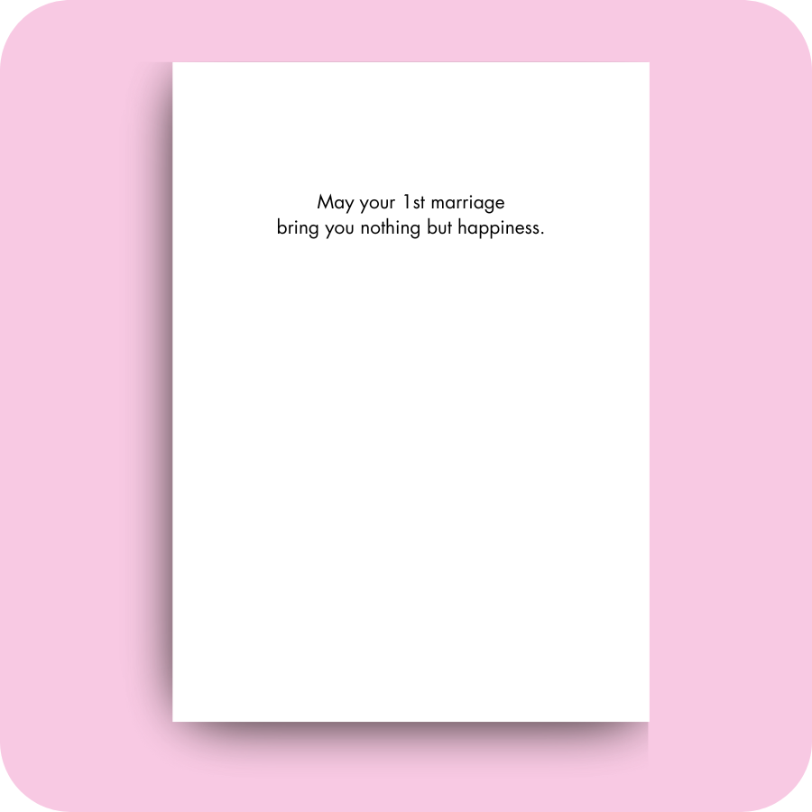 Wedding Card - 1st Marriage (OG)
