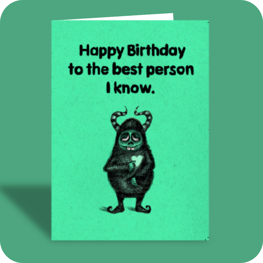 Birthday Card - Best Person (OG)