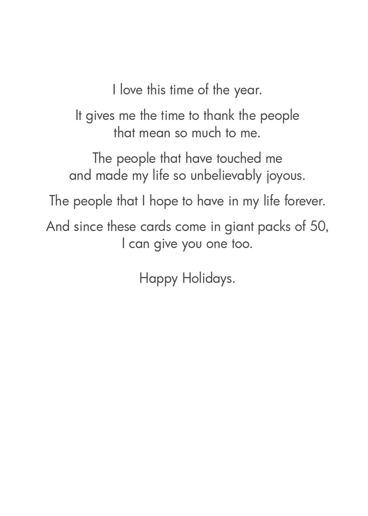 Holiday Card - This Time of Year (OG)