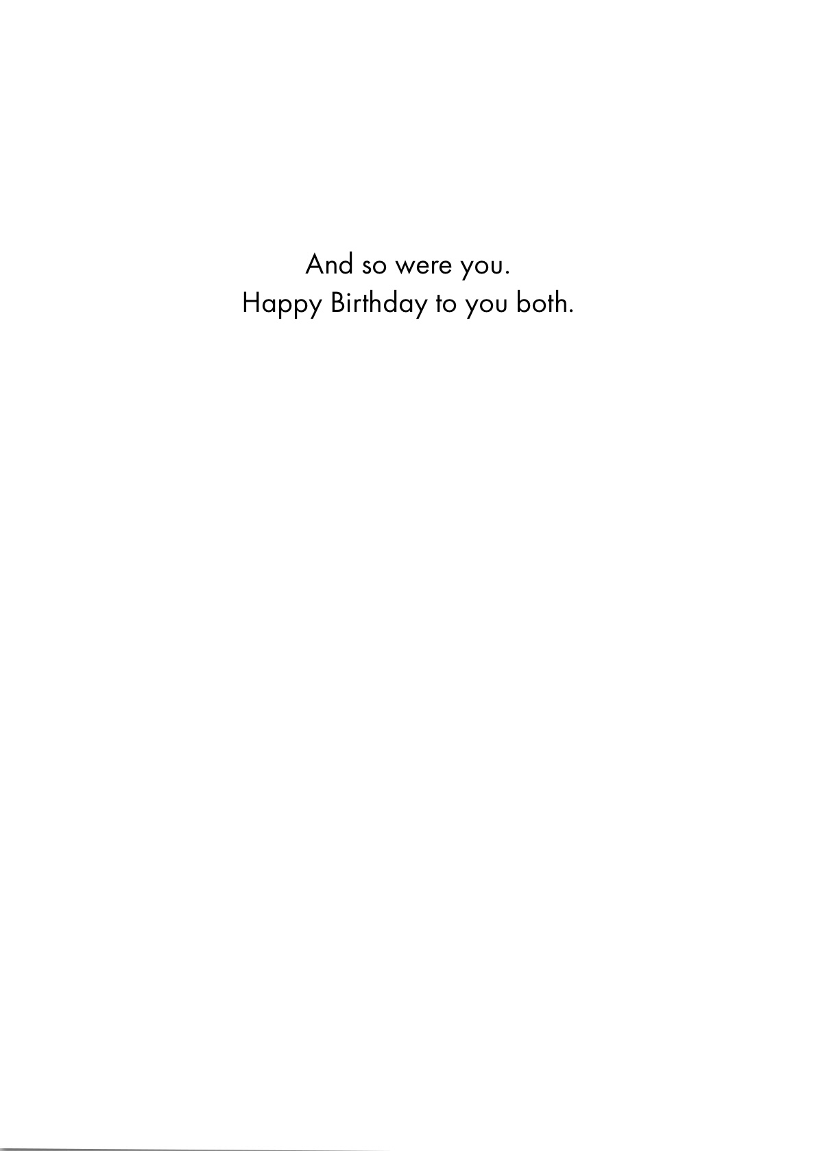 Birthday Card - Greatest Person (B)