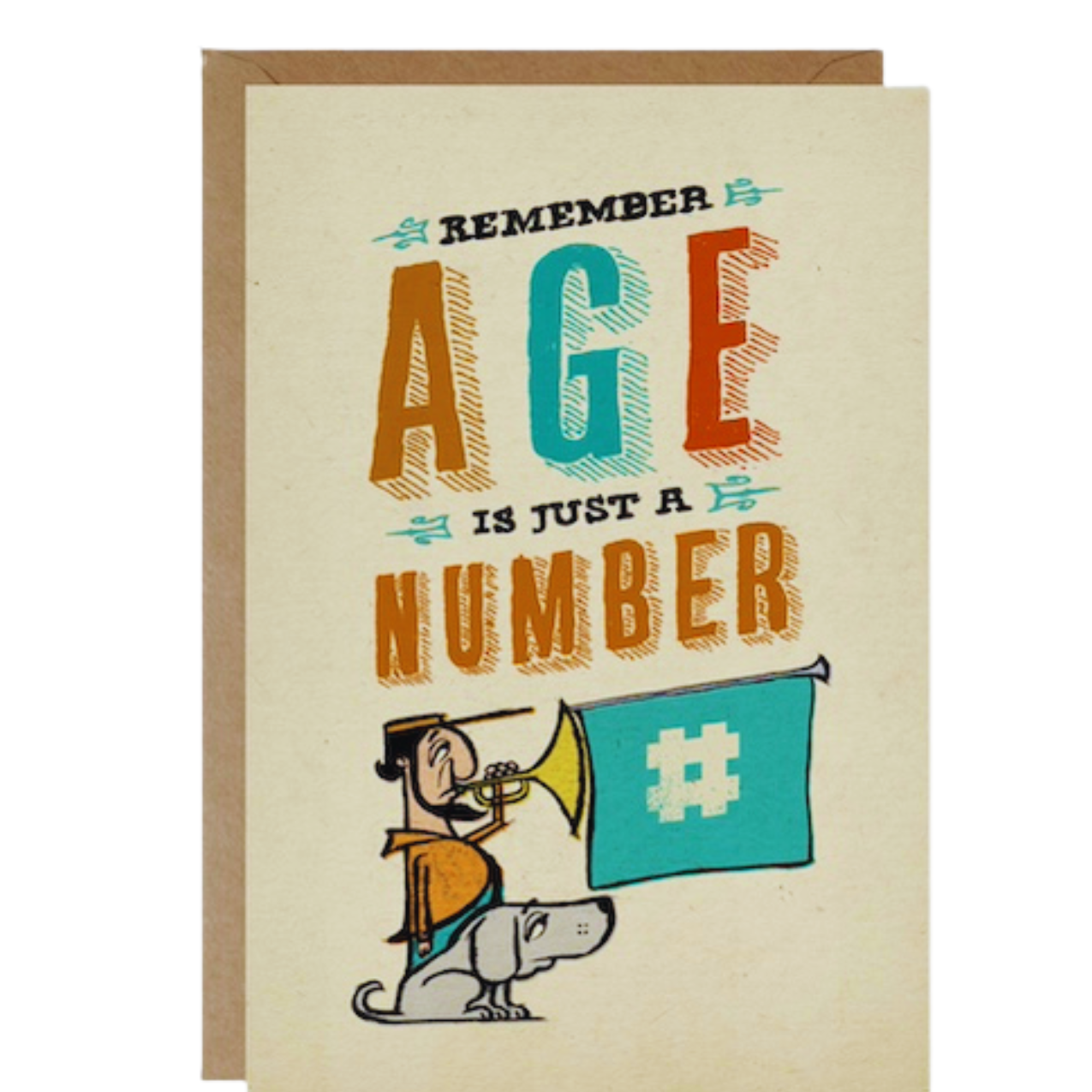 Birthday Card - Just a Number (B)