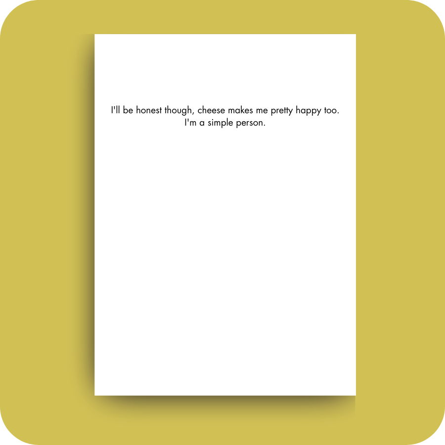 Love Card - Happy Cheese (OG)