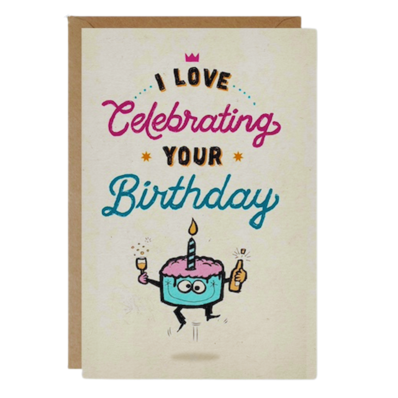 Birthday Card - Love Celebrating (B)
