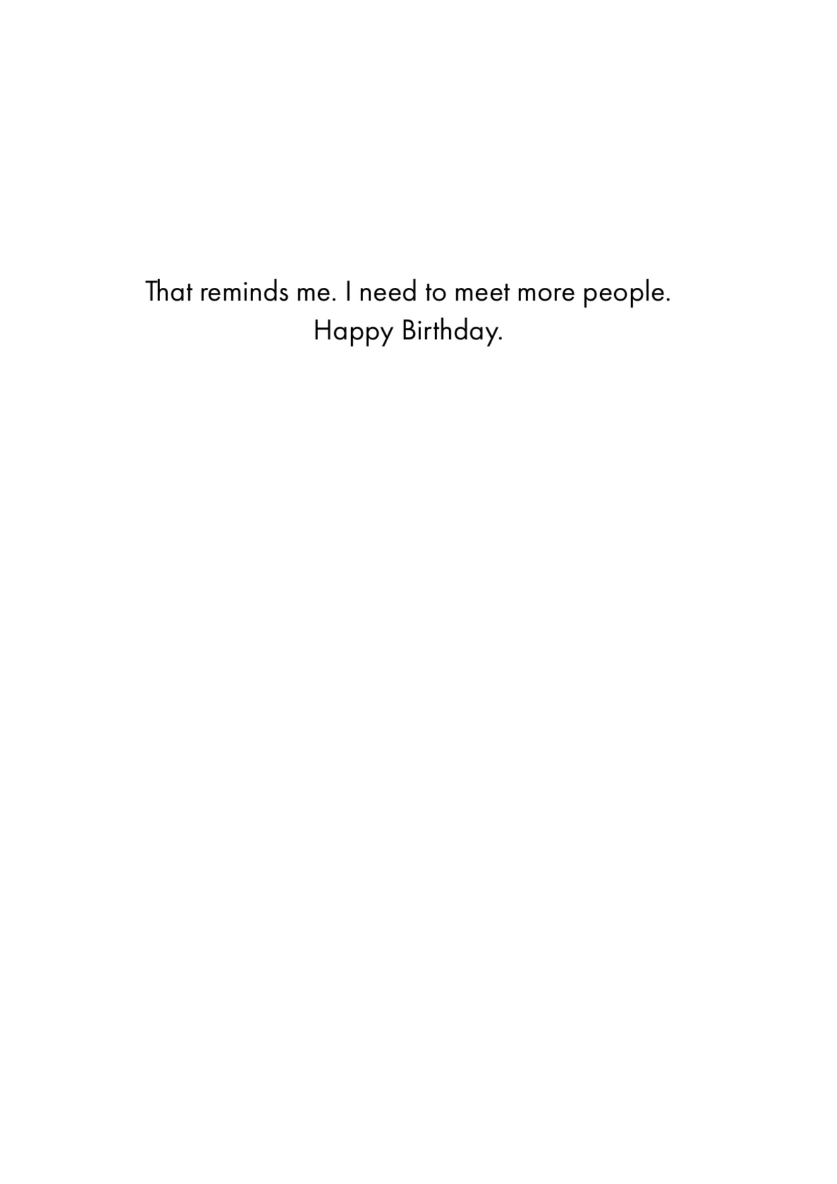 Birthday Card - The Best Person I Know (B)