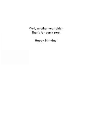 Birthday Card - Older/Wiser (OG)