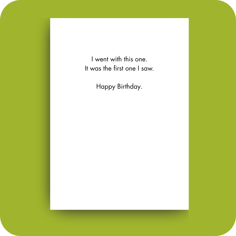 Birthday Card - This One (OG)