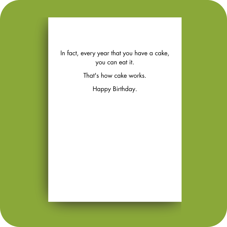 Birthday Card - Have Your Cake (OG)