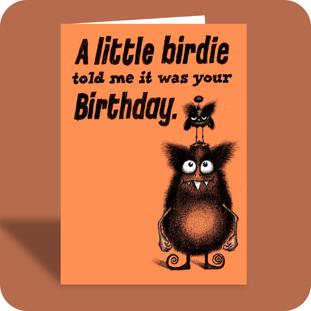 Birthday Card - Little Birdie (OG)