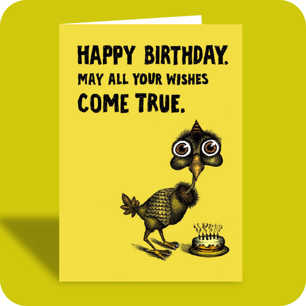 PG-13 Birthday Card - All Wishes (OG)