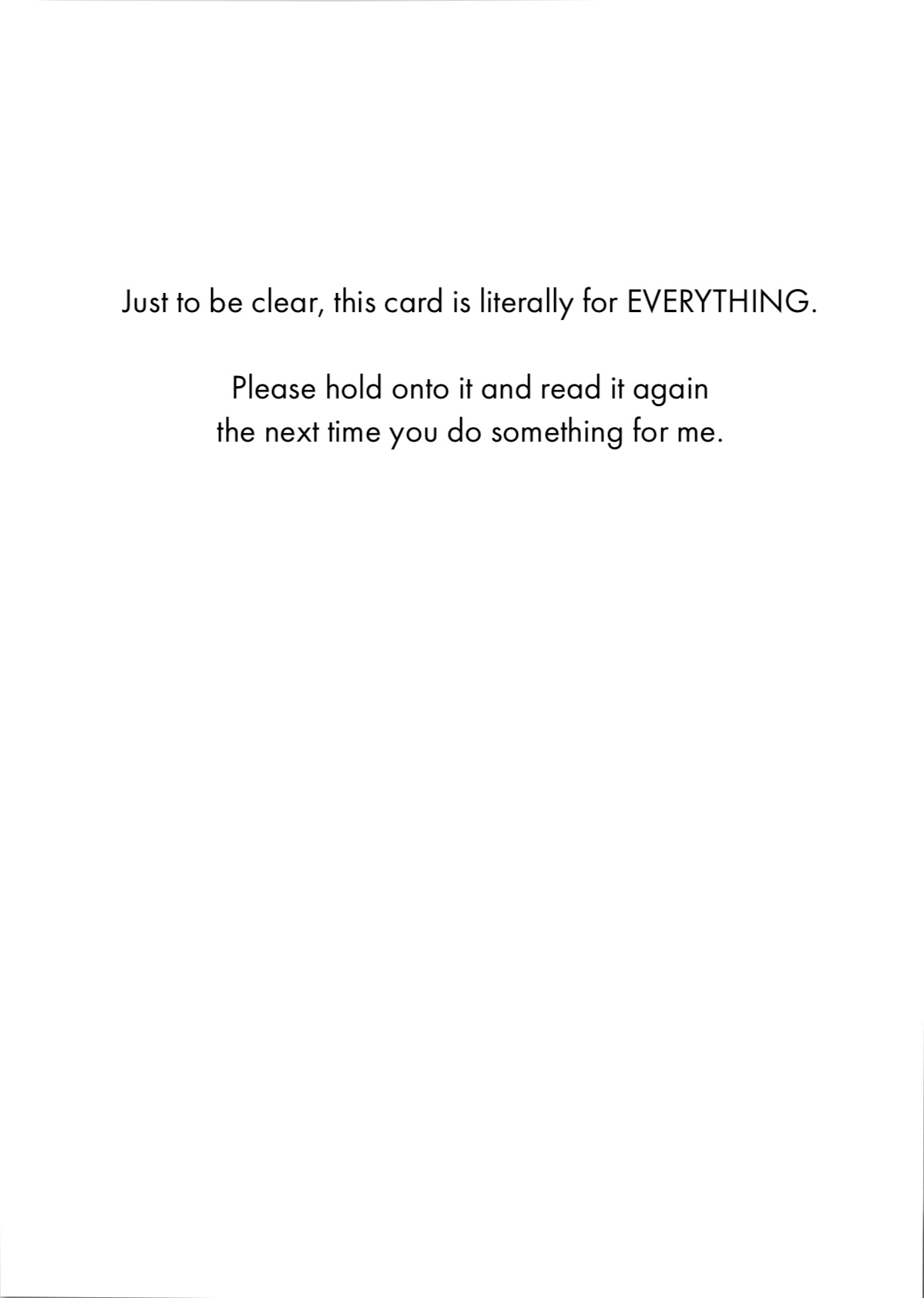 Thanks for Everything (Box of 8 mini-cards)