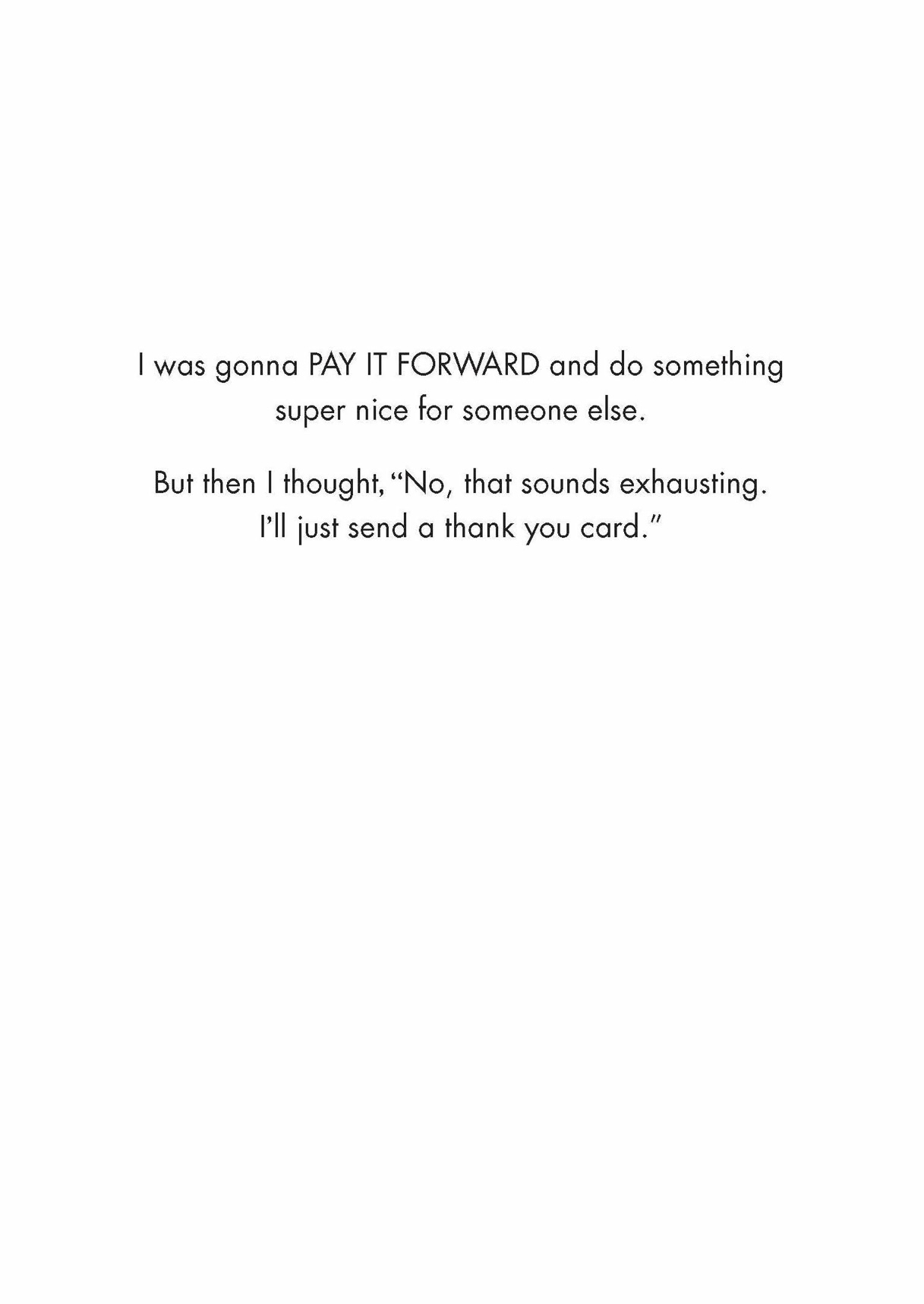 Pay It Forward (Box of 8 mini-cards)