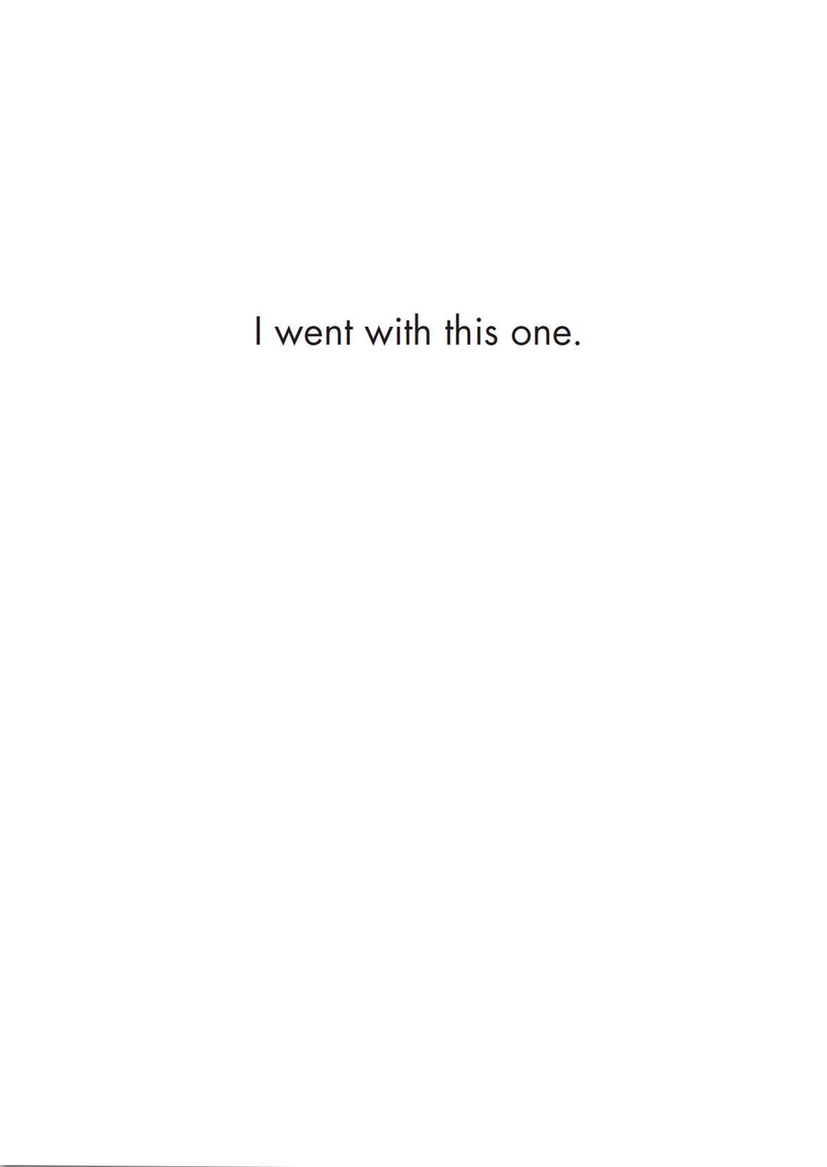 Birthday Card - This One (B)