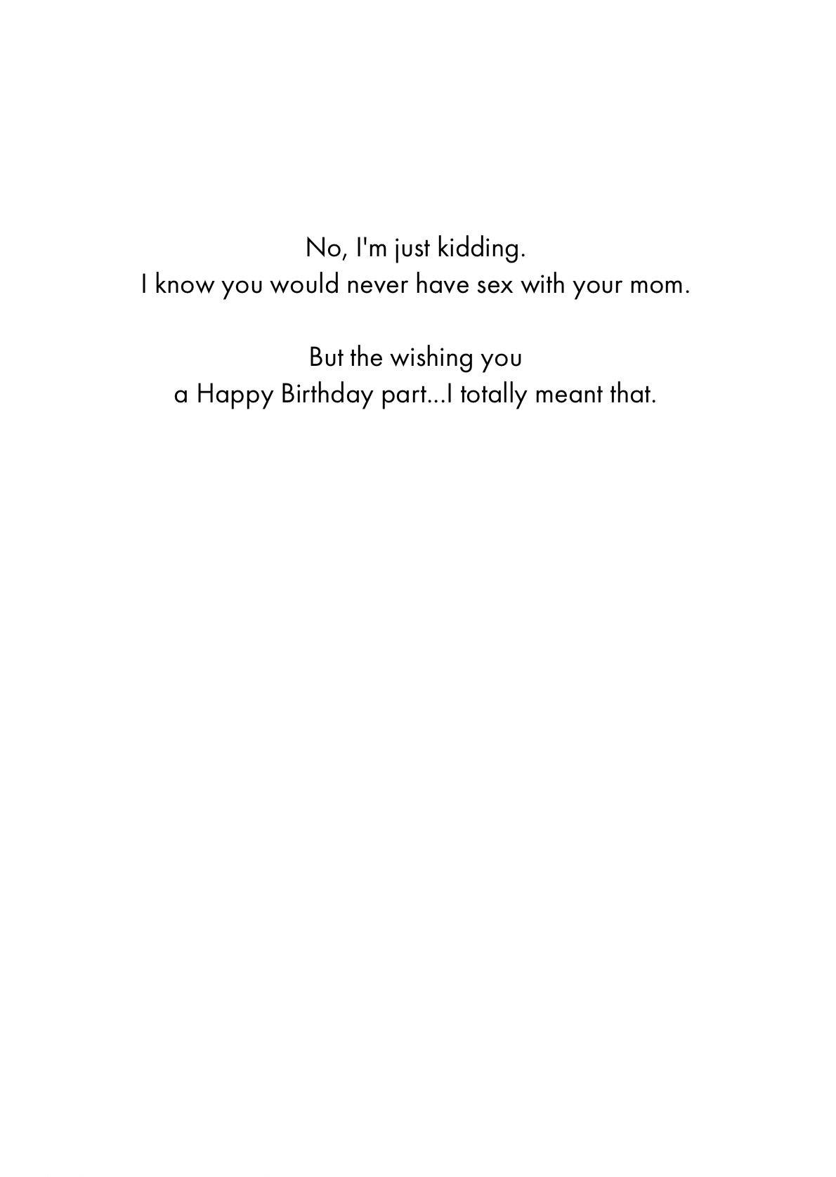 PG-13 Birthday Card - Mother Fu'er (OG)