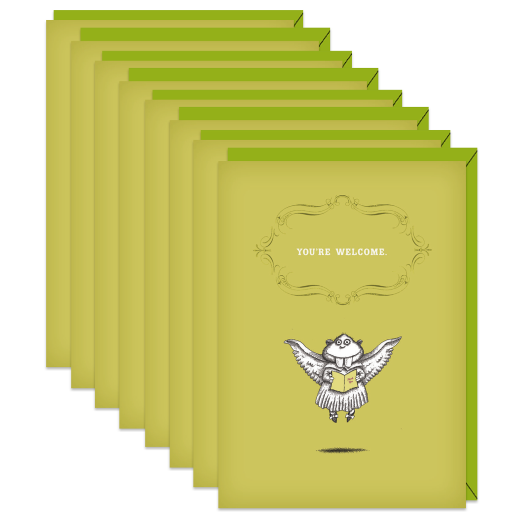 You're Welcome Cards (Box of 8 mini-cards)