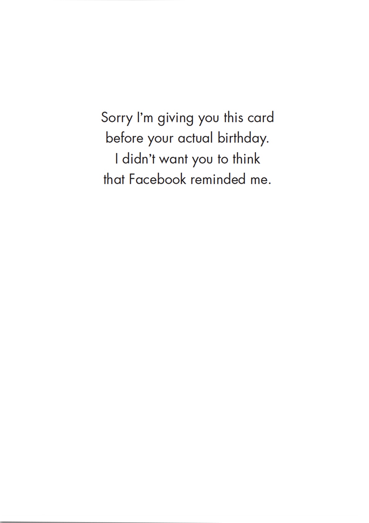 Birthday Card - Early Card (OG)