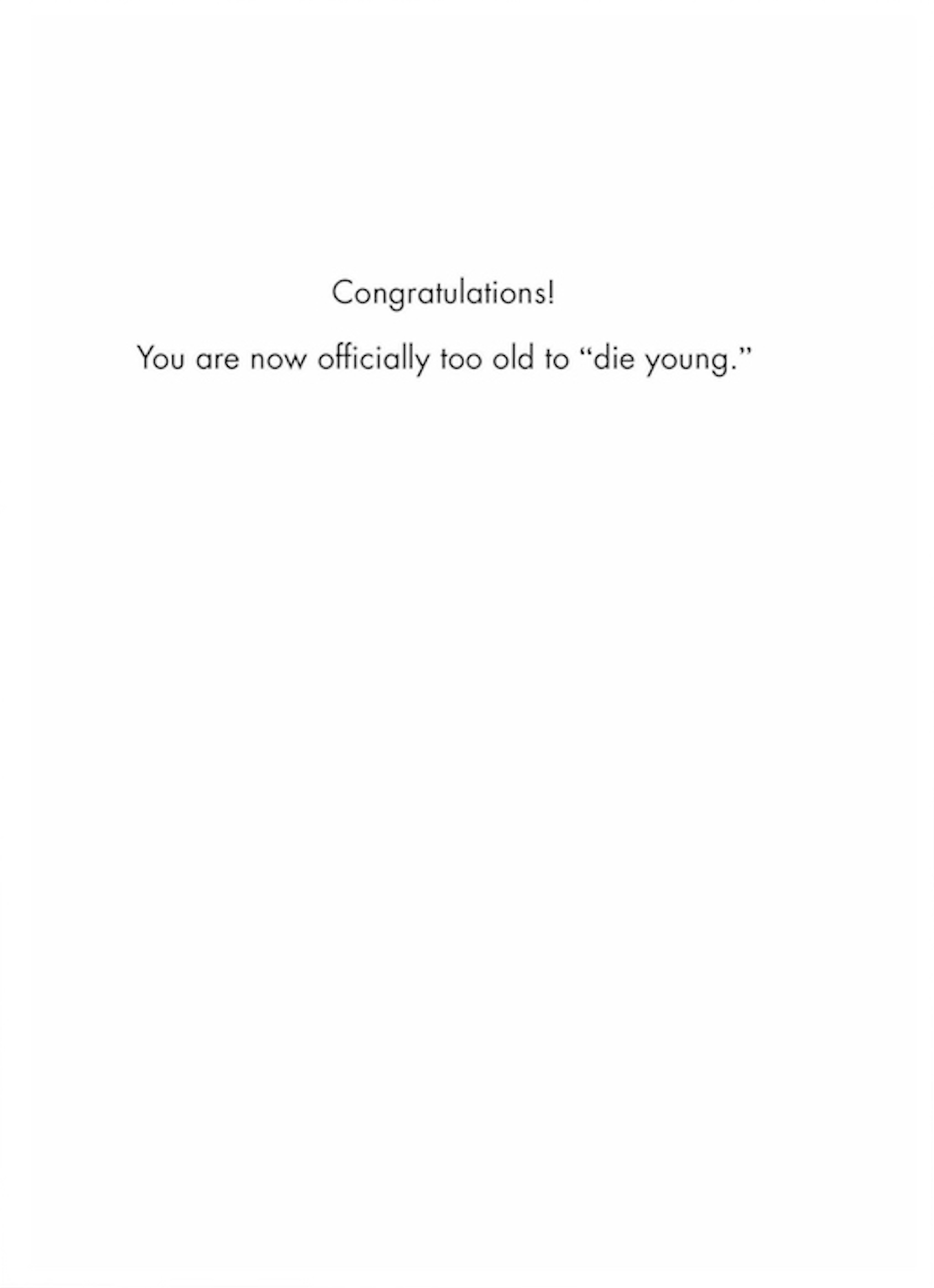 Birthday Card - It's Official (OG)