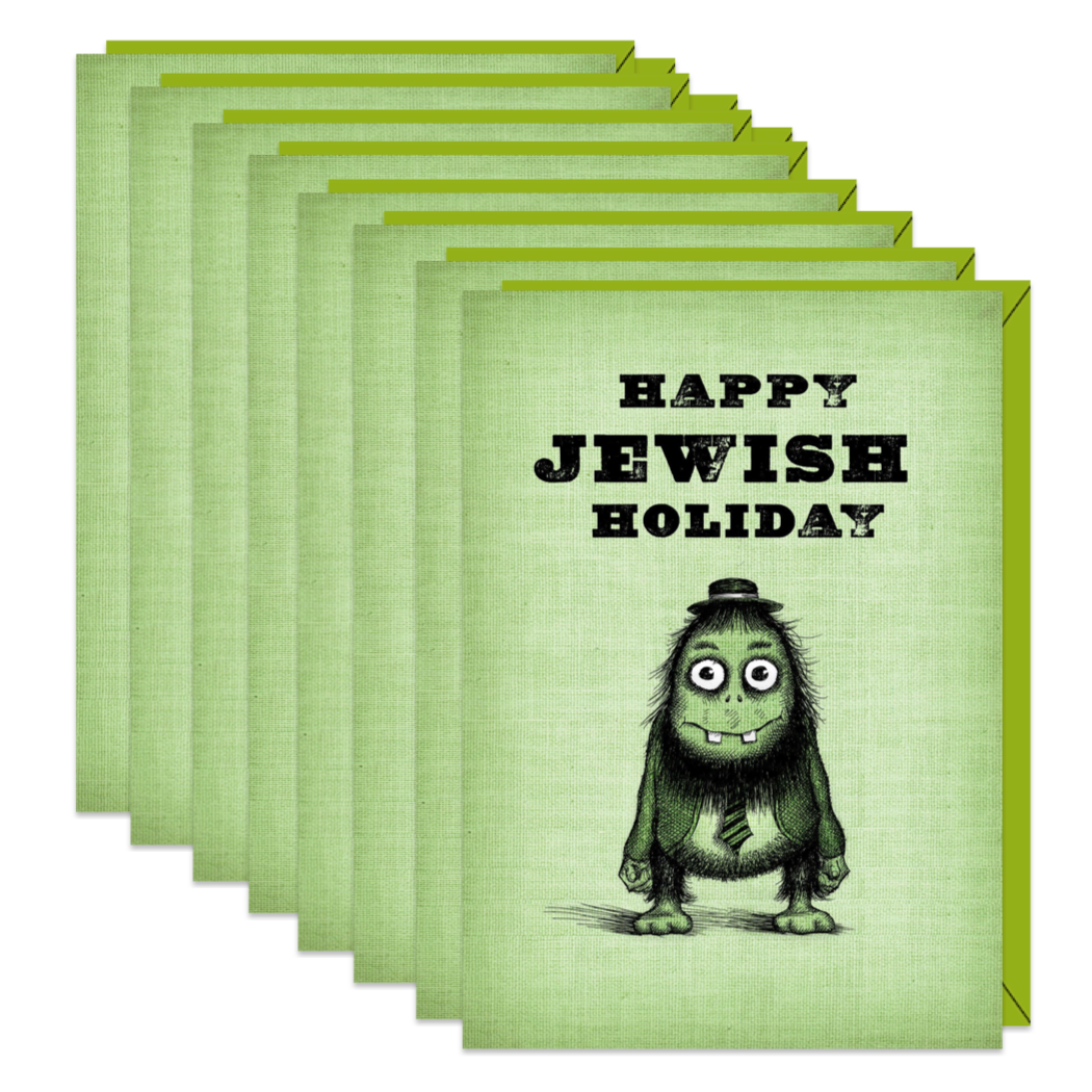 Happy Jewish Holiday (Box of 8 mini-cards)