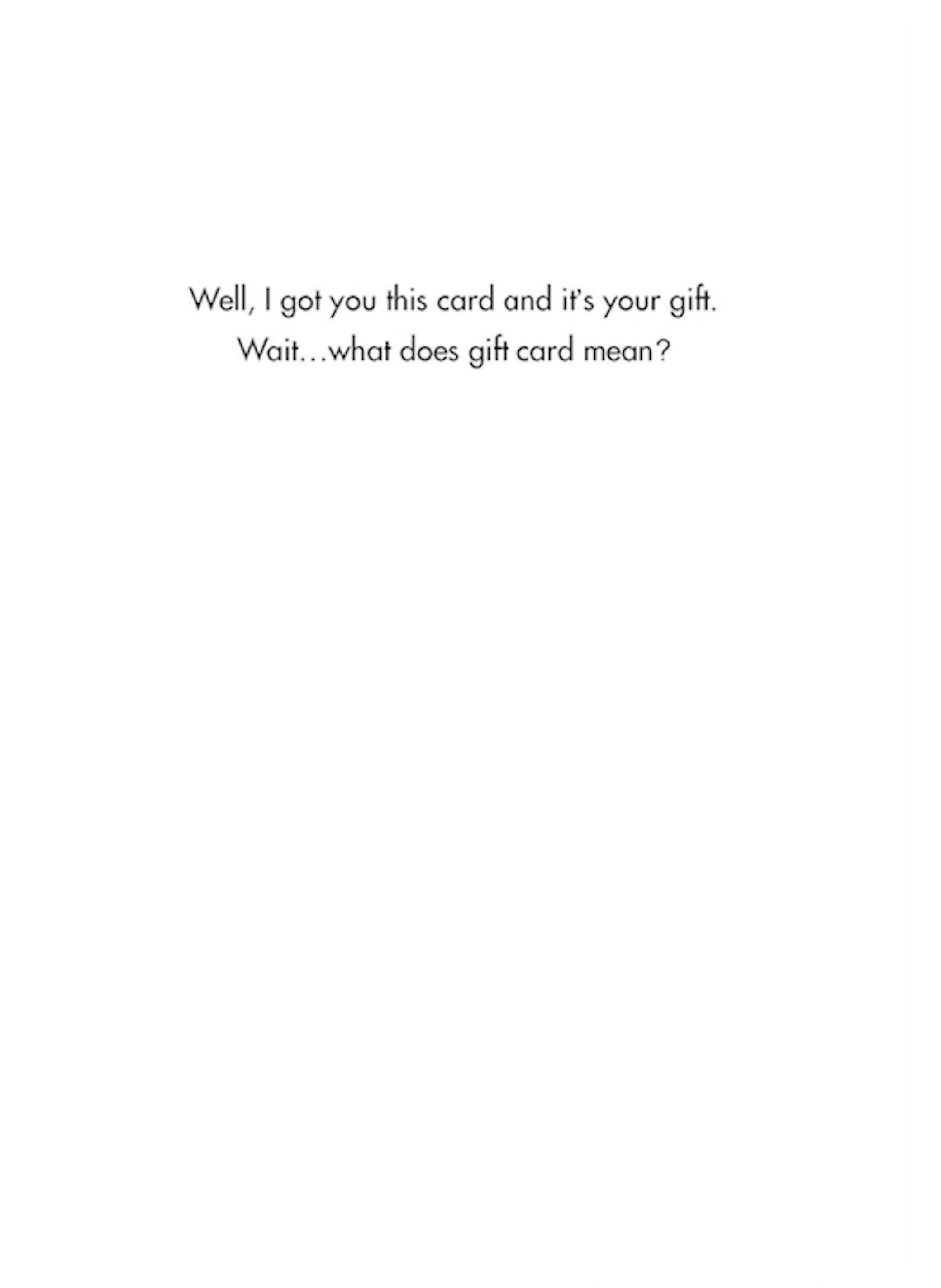 Birthday Card - Gift Card (OG)