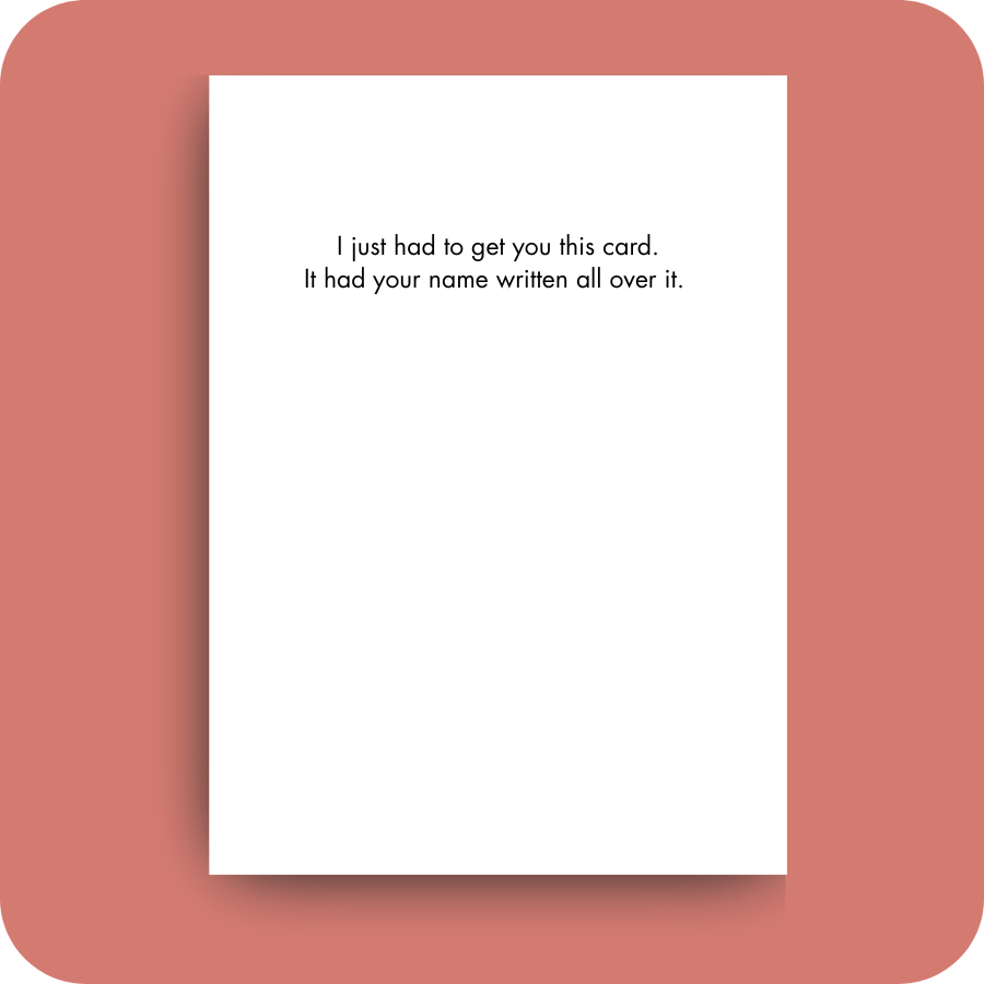Everyday Card - Your Name (OG)