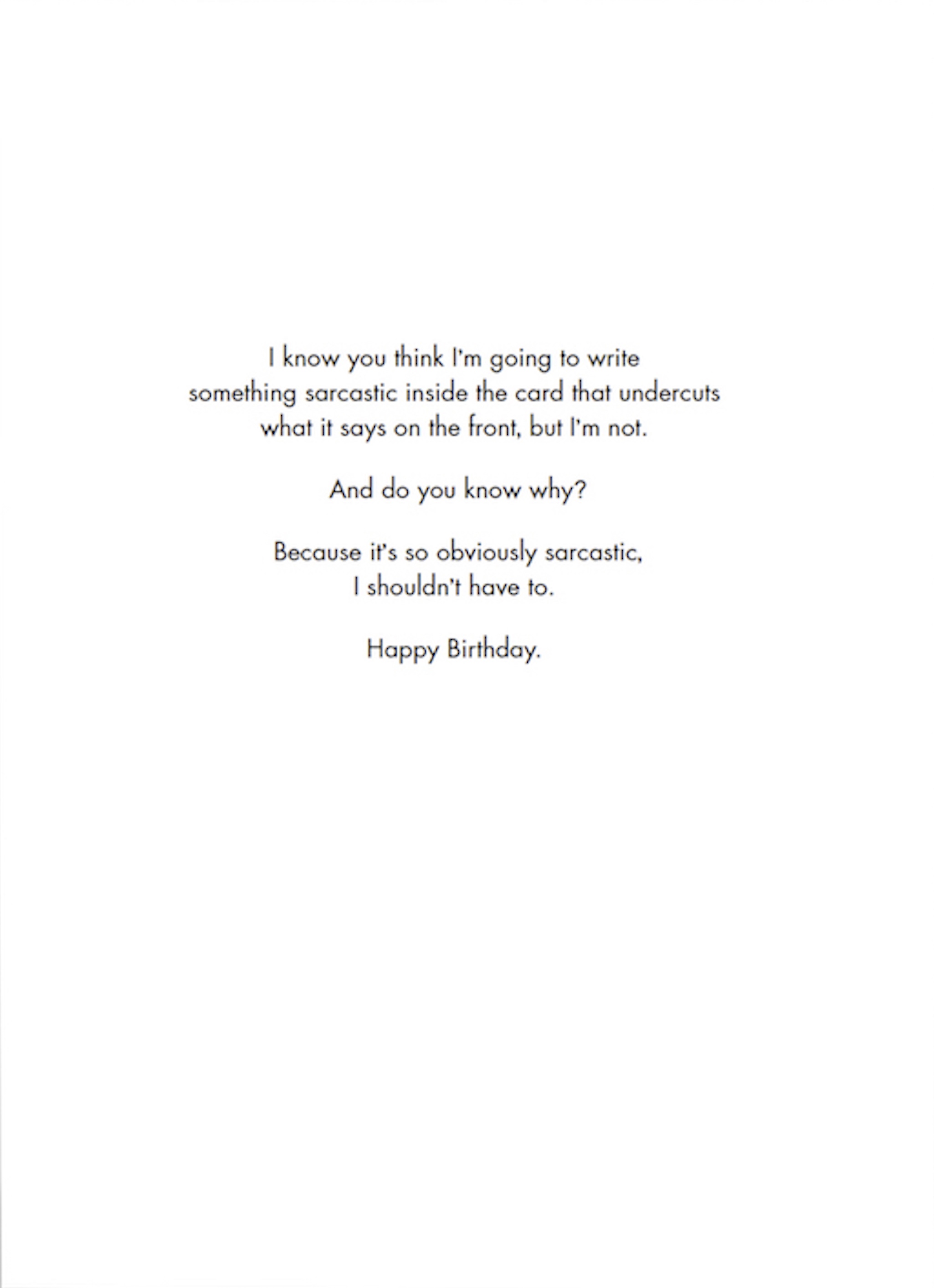 Birthday Card - The Perfect Person (OG)