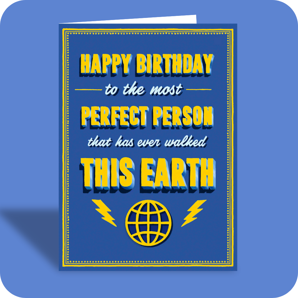 Birthday Card - The Perfect Person (OG)
