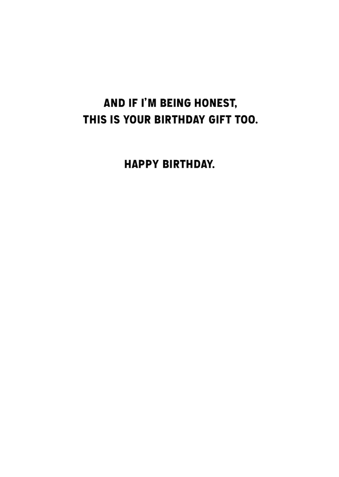 Birthday Card - Card + Gift (C)