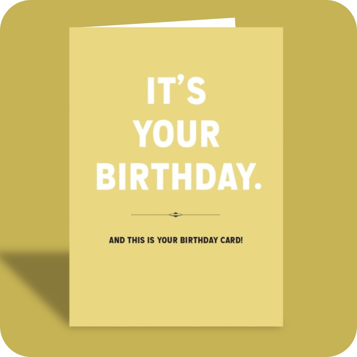 Birthday Card - Card + Gift (C)