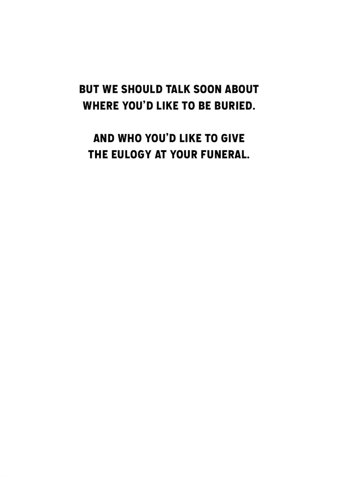 Birthday Card - Eulogy (C)