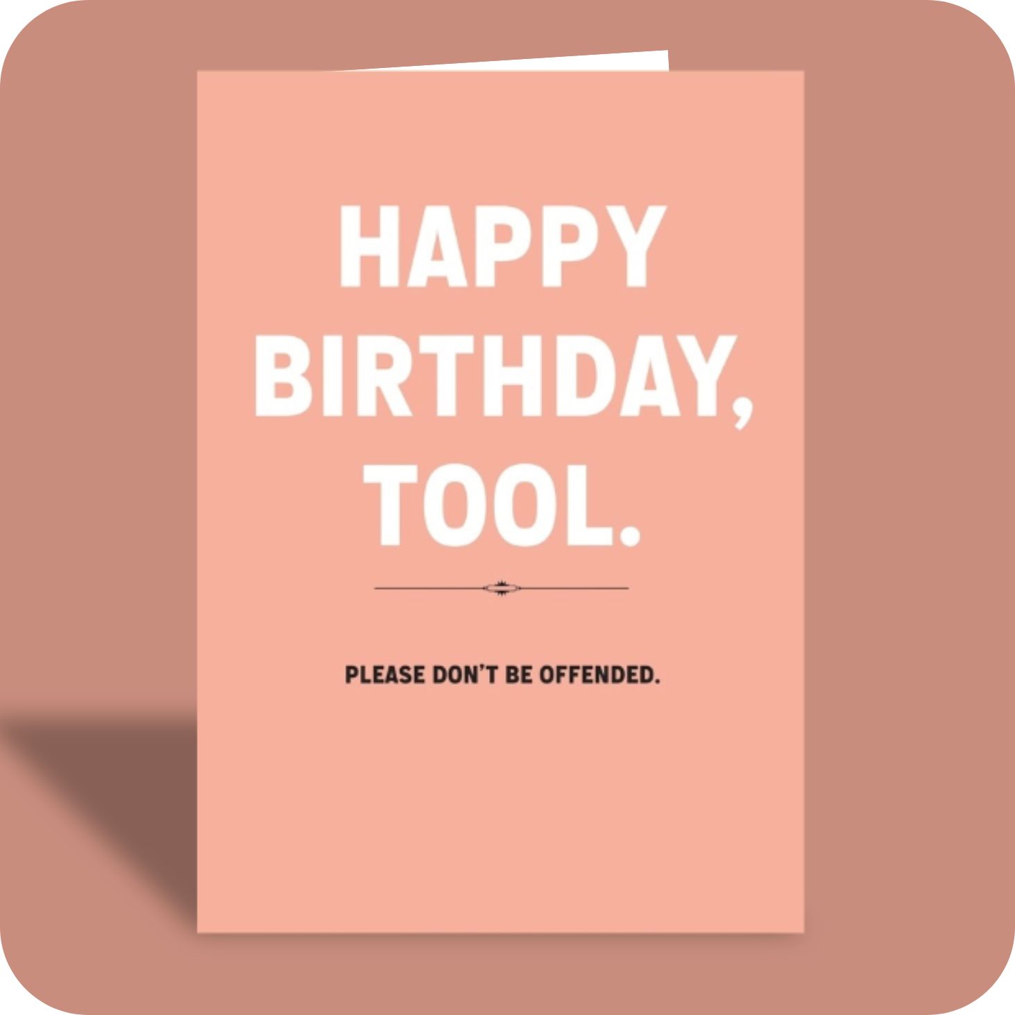 Birthday Card - Tool (C)