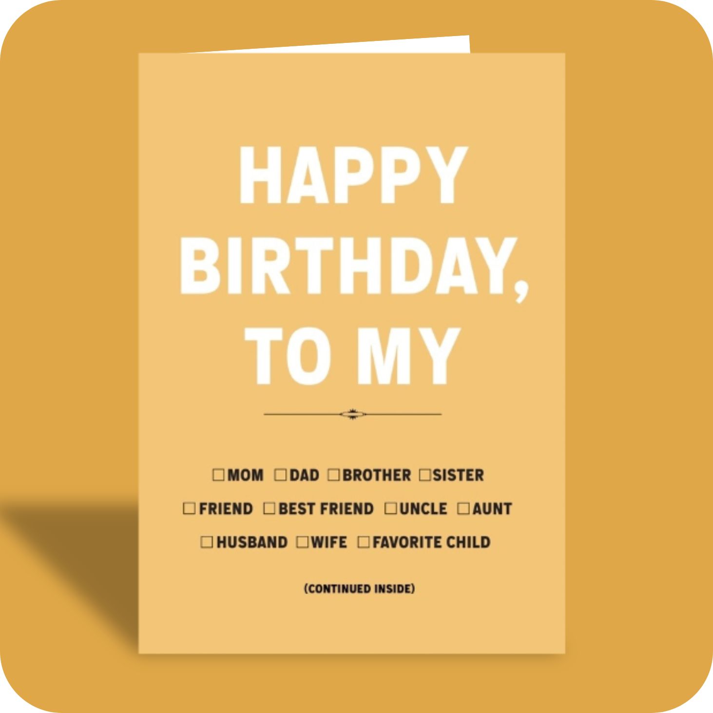 Birthday Card - Everyone (C)