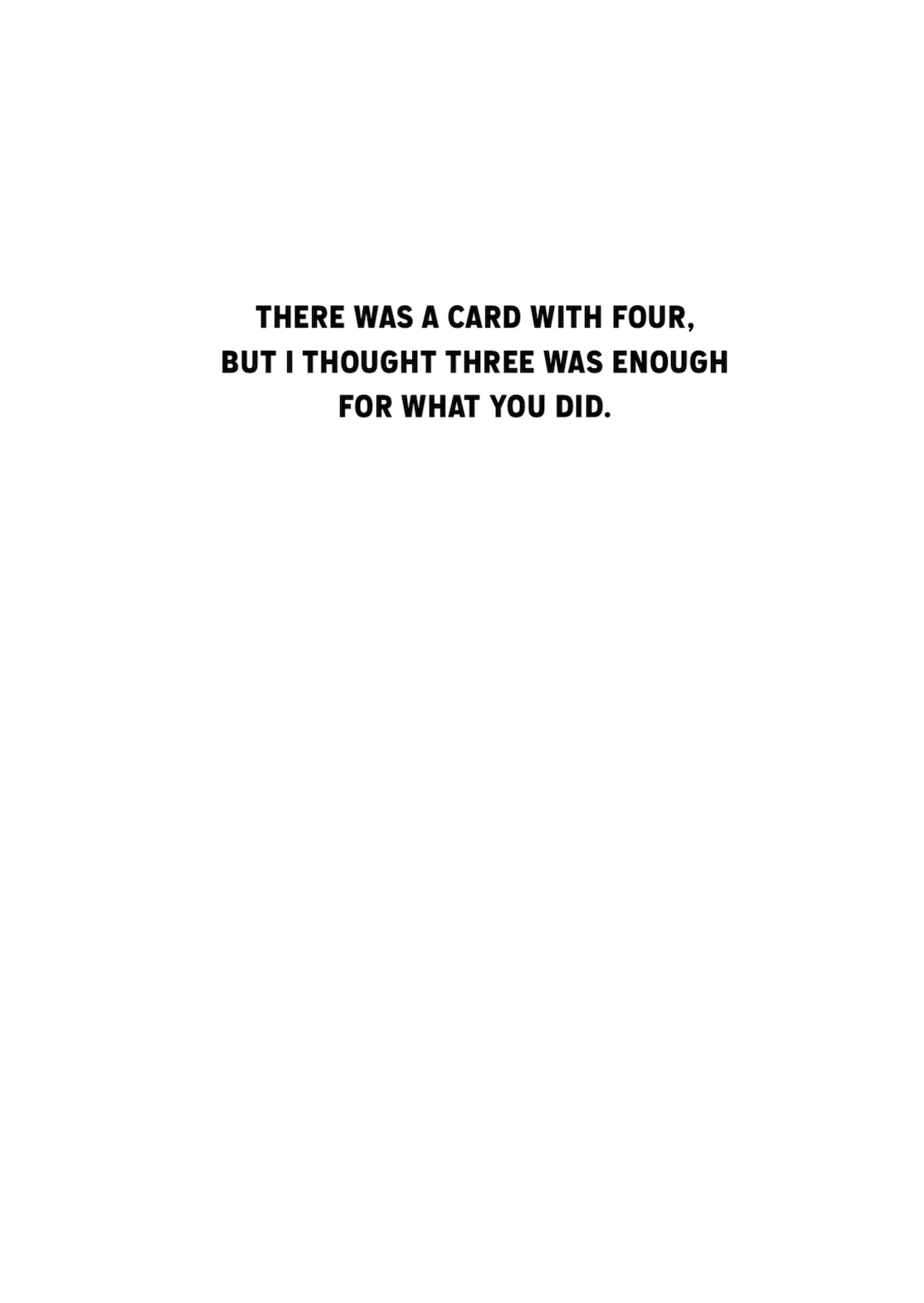 Thank You Card - 3 Times (C)