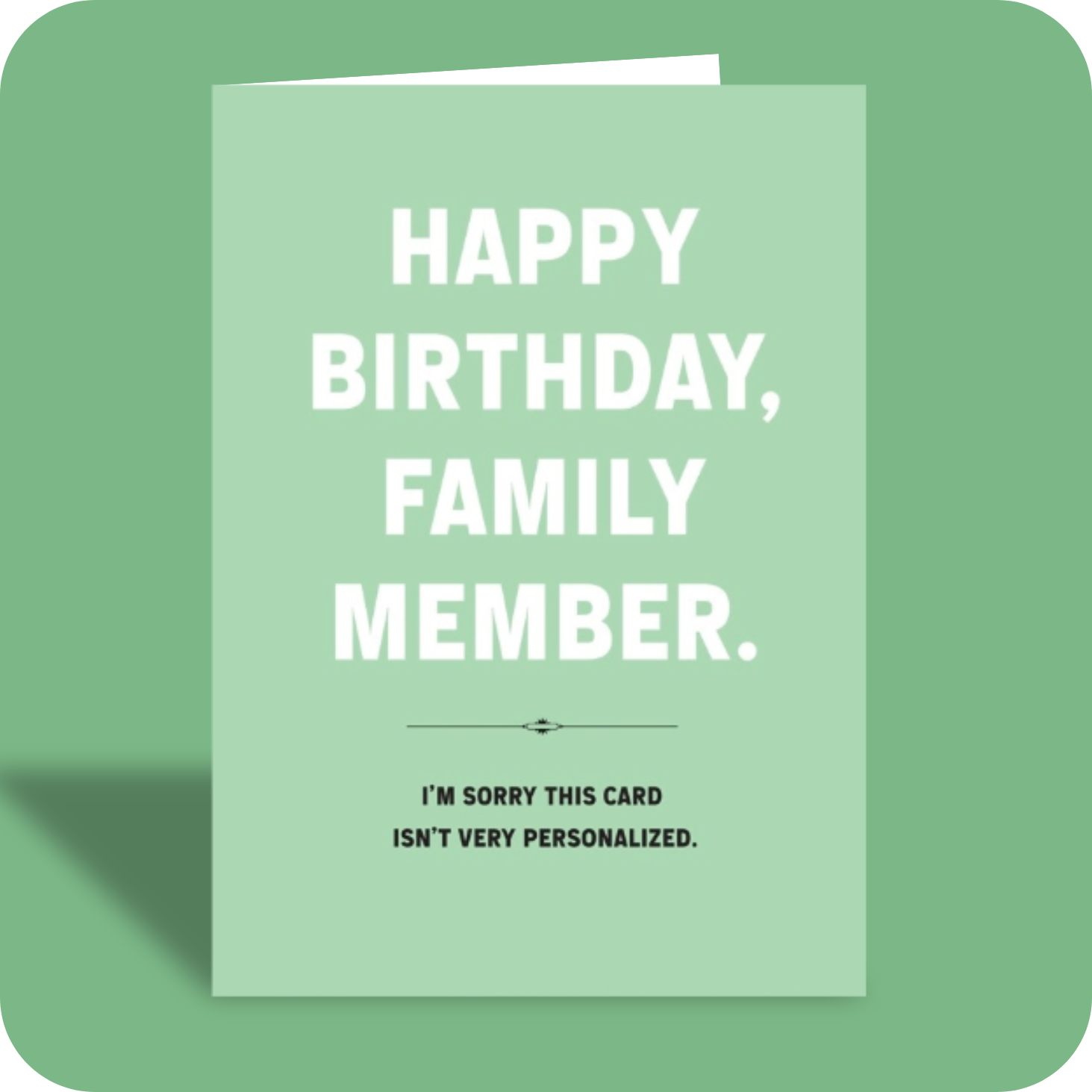 Birthday Card - Family Member (C)