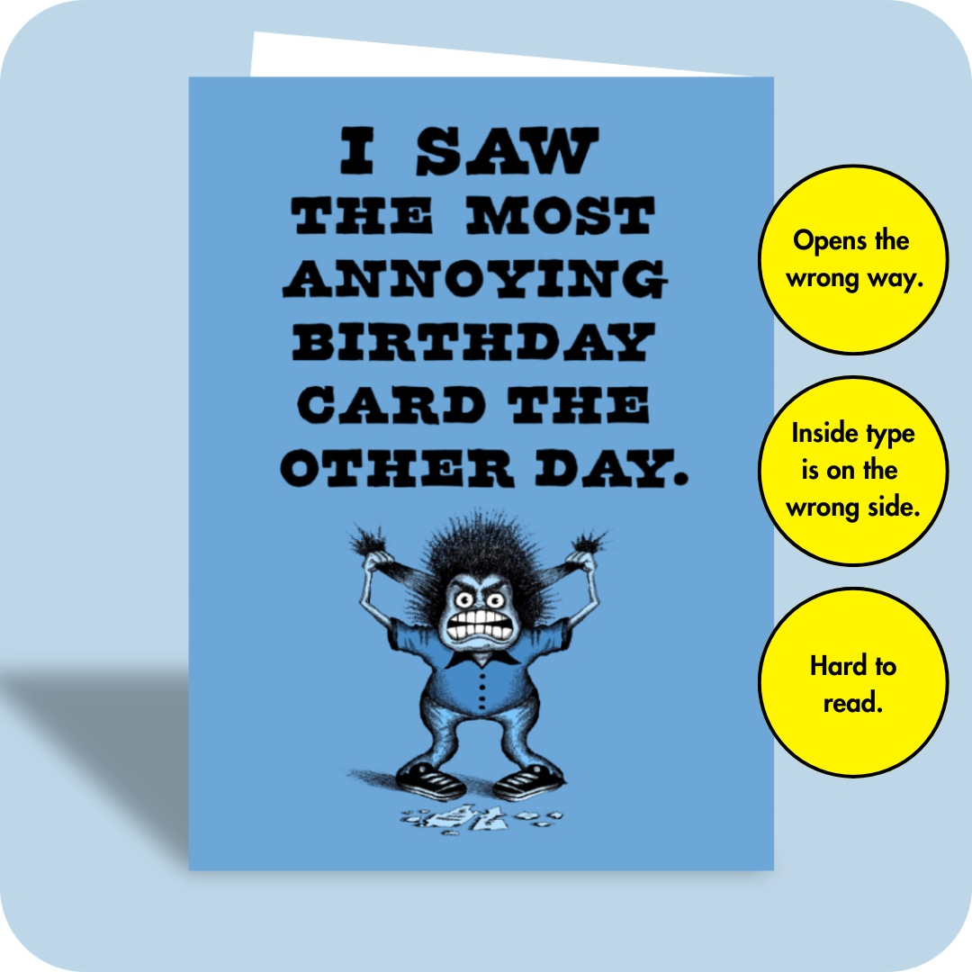Birthday Card - Most Annoying (OG)