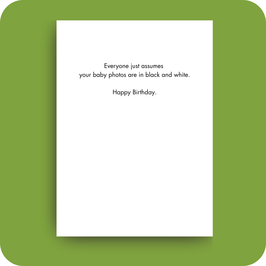 Birthday Card - Baby Photos (OG)