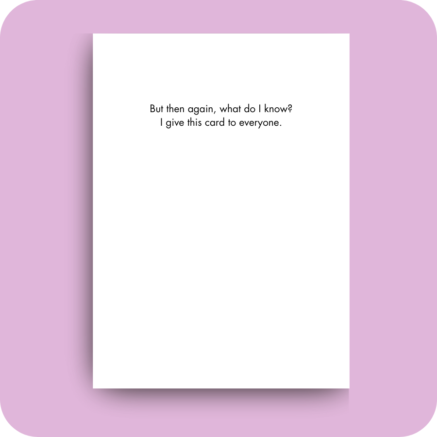 Wedding Card - Then Again (OG)