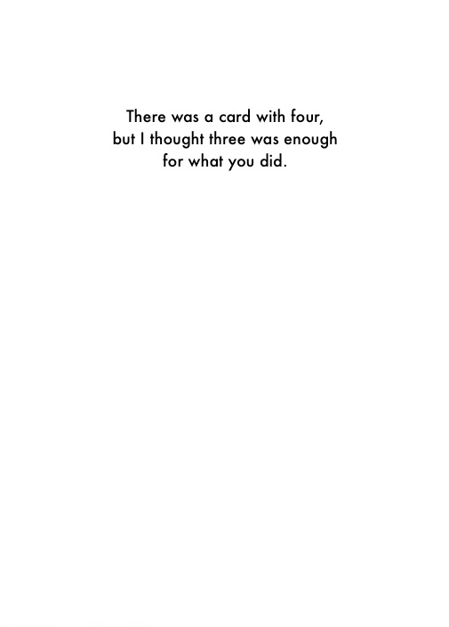 Thank You Card - 3 Times (OG)
