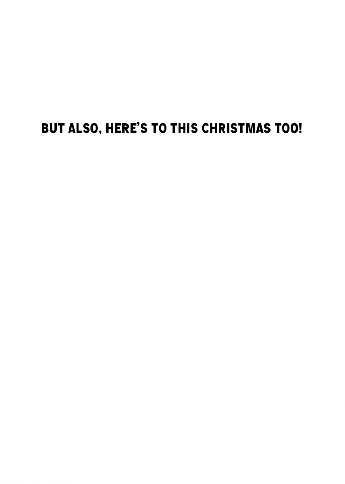Christmas Card - Here's To The Best (C)