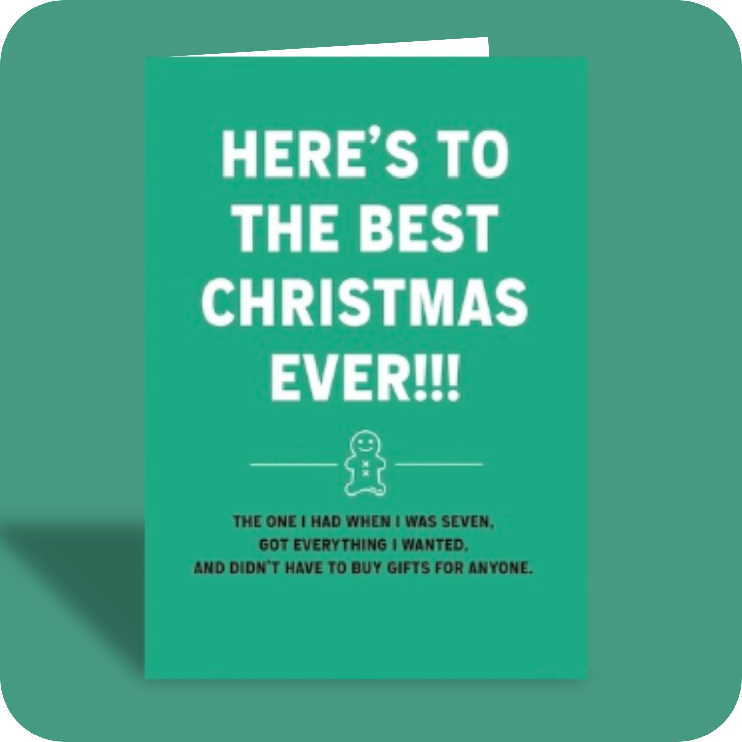 Christmas Card - Here's To The Best (C)