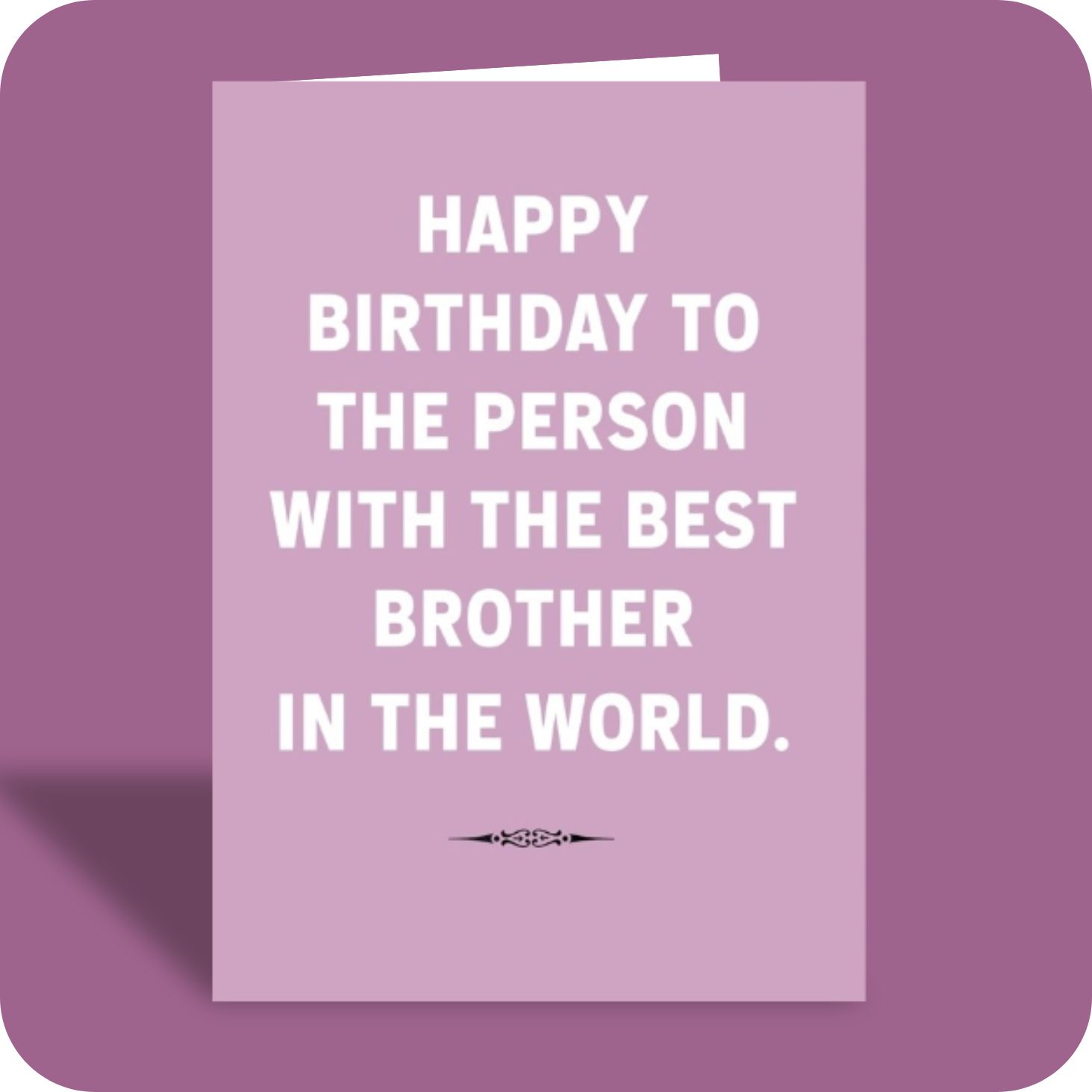 Birthday Card - Person With (C)