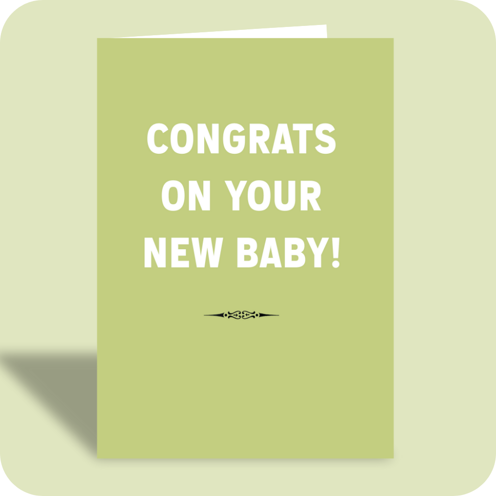 Baby Card - Go Somewhere (C)
