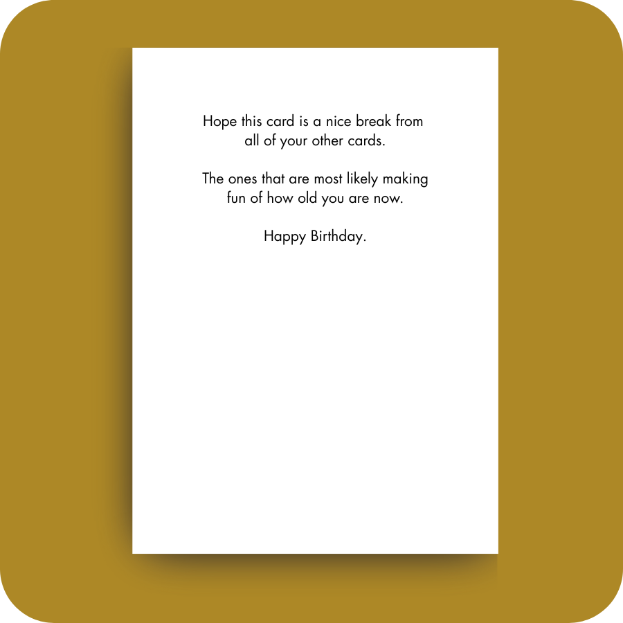 Birthday Card - Smart, Funny... (OG)
