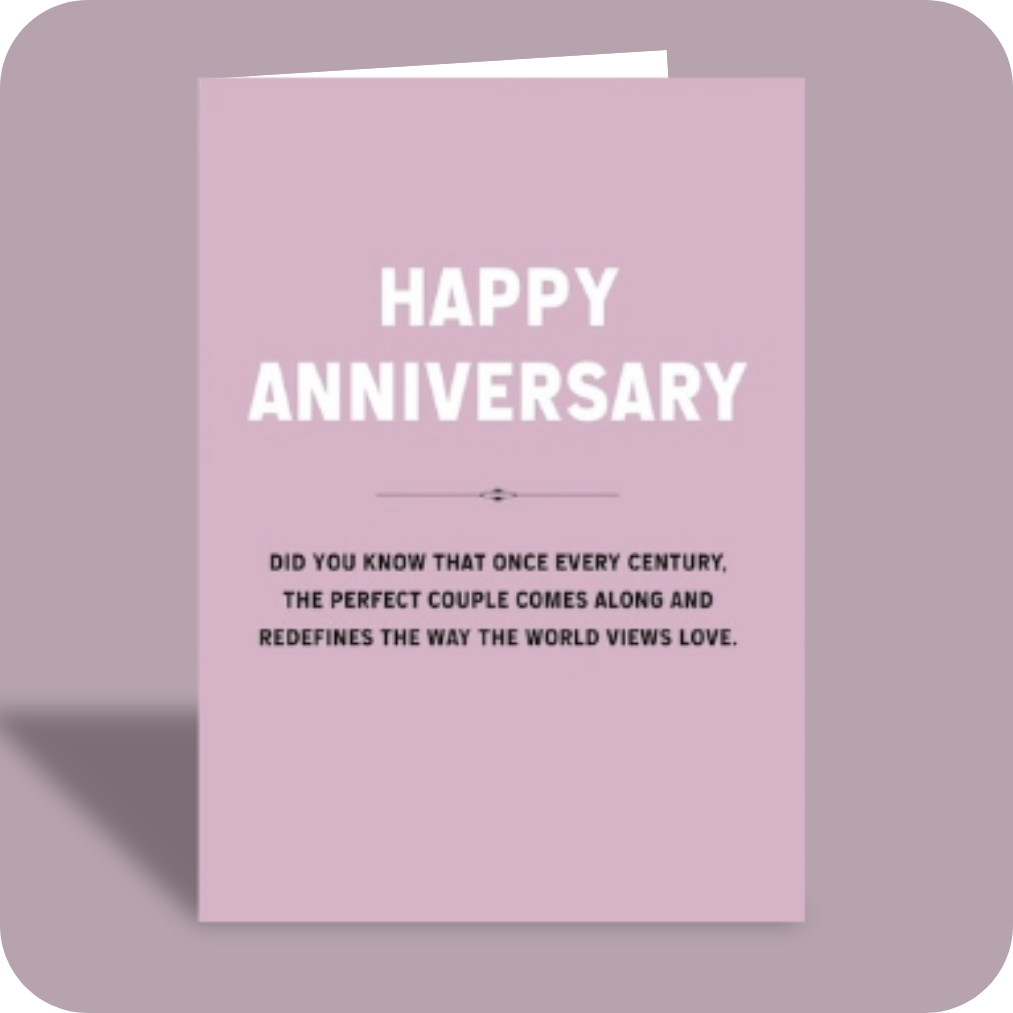 Anniversary Card - Perfect Couple (C)