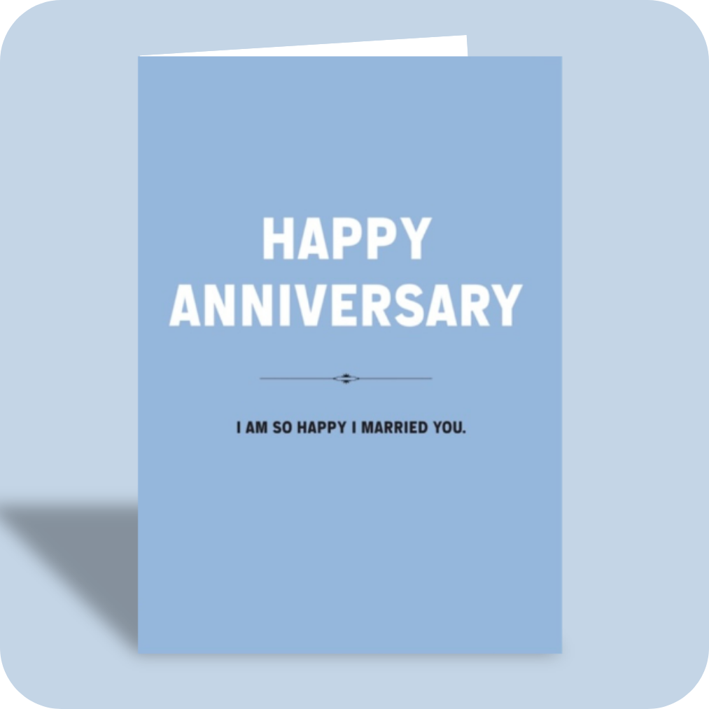 Anniversary Card - Putting Up (C)