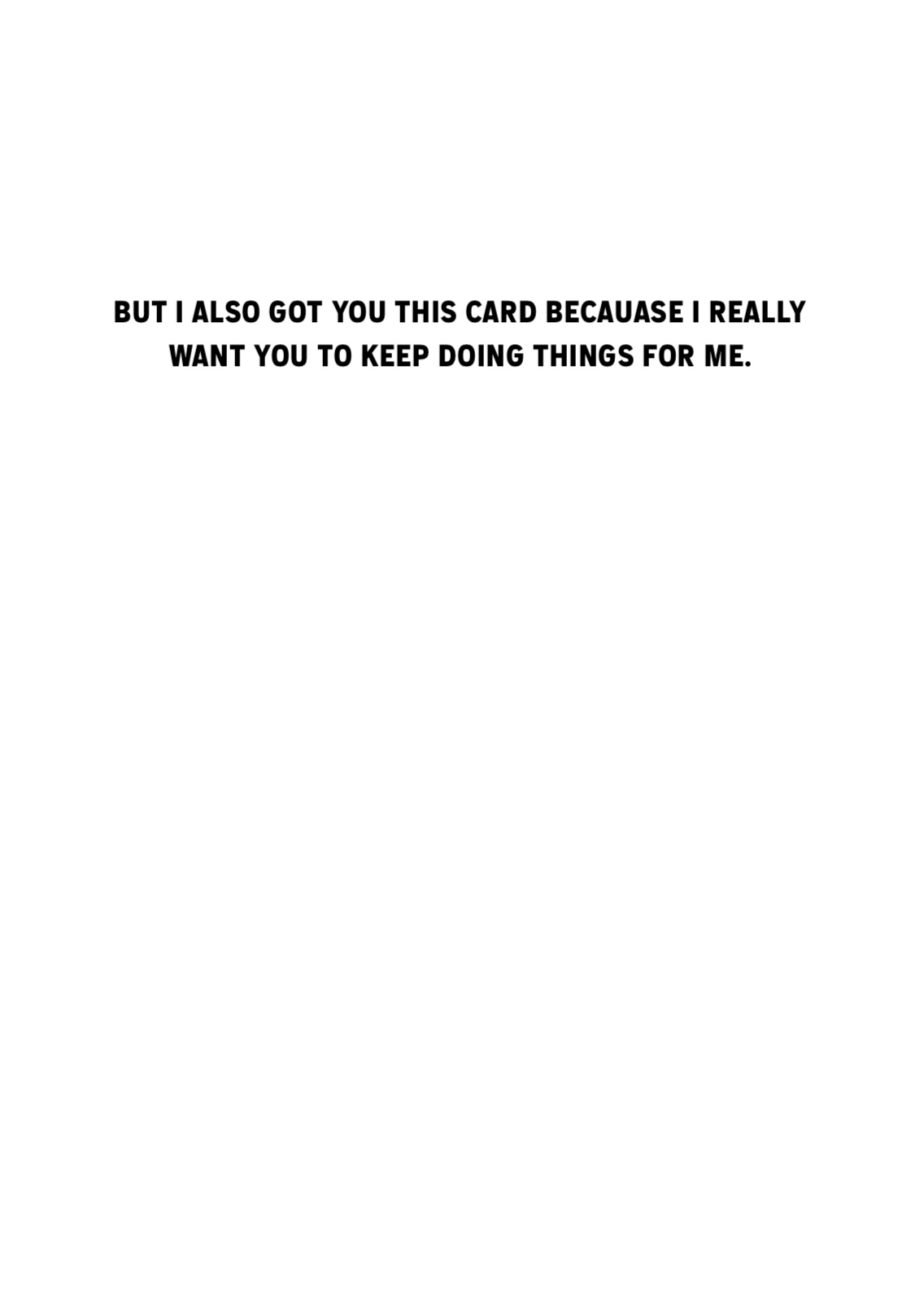 Thank You Card - Keep Doing (C)