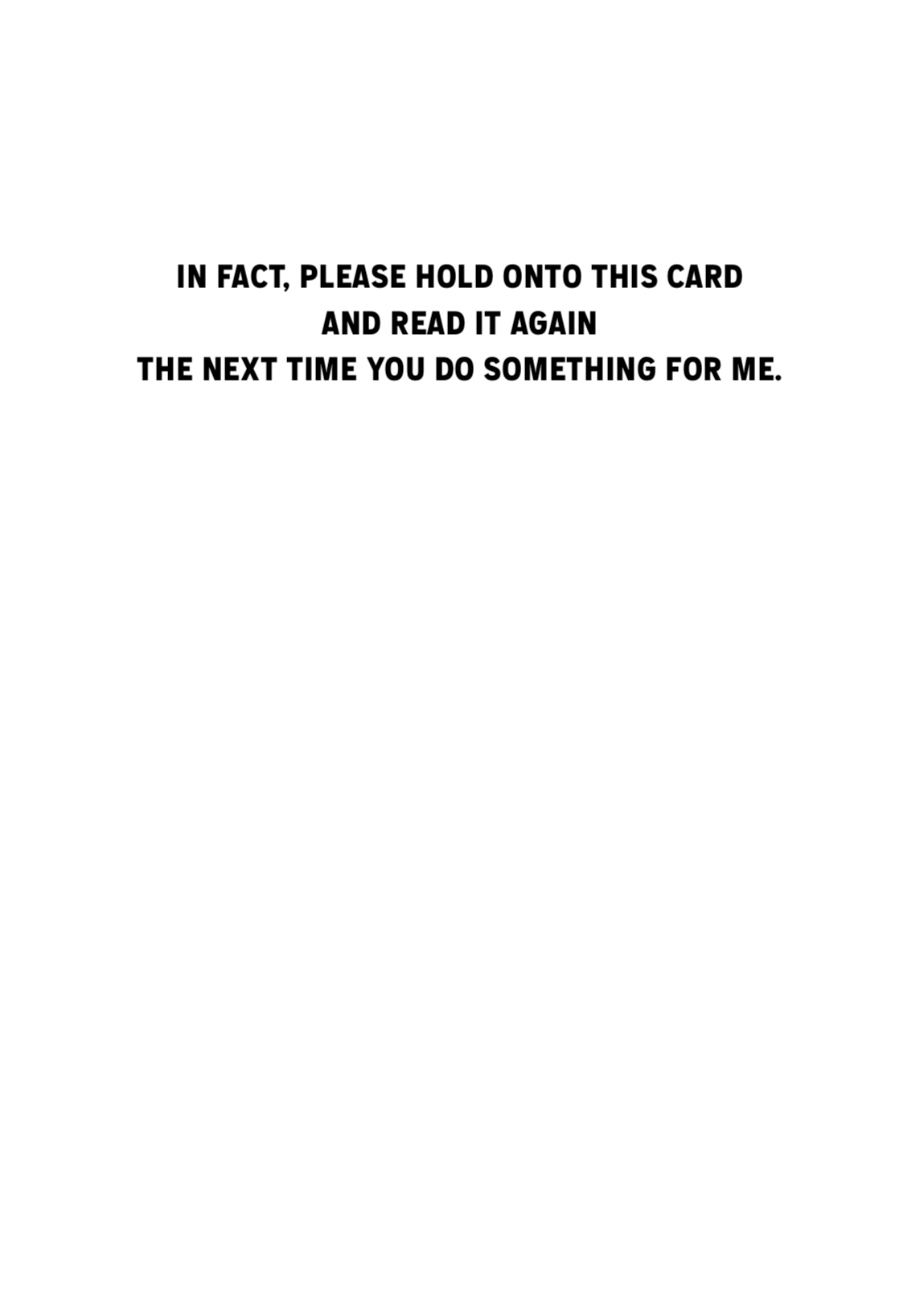Thank You Card - Everything (C)